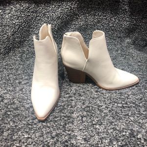 White Ankle Bootie